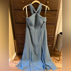 AZAZIE Bridesmaid Dress. Custom Size. Bermuda Blue.